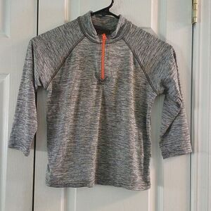 Buzz Cuts lightweight gray long sleeve pullover  Sz M  (5/6)
